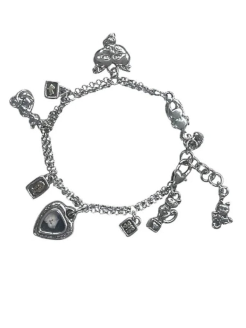 #ChunkySilver #BraceletStack #PreppyJewelry #BohoChic #Y2KJewelry